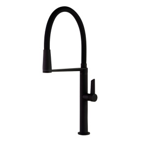 Acabados - Monomando de cocina minimalista negro